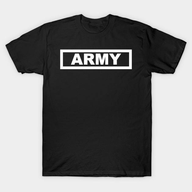ARMY - Variant PT - White T-Shirt by Raw10